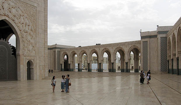 All Hassan II mosque